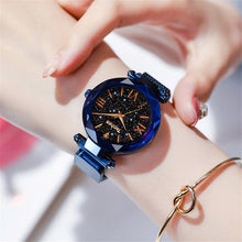 Load image into Gallery viewer, Luxury Women Watches Magnetic Starry Sky Female Clock Quartz Wristwatch Fashion Ladies Wrist Watch reloj mujer relogio feminino
