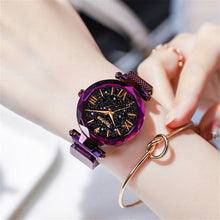 Load image into Gallery viewer, Luxury Women Watches Magnetic Starry Sky Female Clock Quartz Wristwatch Fashion Ladies Wrist Watch reloj mujer relogio feminino
