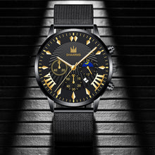 Load image into Gallery viewer, Luxury Brand Watch Men Stainless Steel Diamond Men's Quartz Watch Clock Analog Display Wrist Watches (Small Dial No Work B3683
