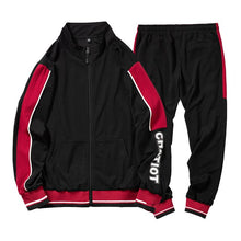 Load image into Gallery viewer, Being Vigor Men Slim Fit Private Logo Hot Fashion Street Wear Long Sleeve Tracksuit Two Pieces Sets
