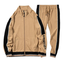 Load image into Gallery viewer, Being Vigor Men Slim Fit Private Logo Hot Fashion Street Wear Long Sleeve Tracksuit Two Pieces Sets
