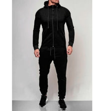 Load image into Gallery viewer, Men Casual Tracksuit Sport 2PCS Set Jacket+Pants Sport Jogging Athletic Trainer Solid Cotton Suit Runing Wear Gym Wear
