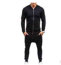 Load image into Gallery viewer, Men Leisure Slim Sets New Fashion Male Autumn  Street wear Style Cardigan Sweatshirts+pants Size 3XL
